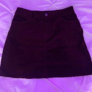 Forever 21 maroon casual skirt - only worn twice